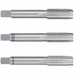 RUKO 230300 - Juego de 3 machos para roscar a mano M DIN 352 HSS, rectificados (M30)