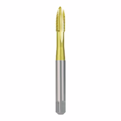 RUKO 232080T, Outil de taraudage, Acier rapide, Rotation à droite, Or, Gris, M 8, Tige carrée