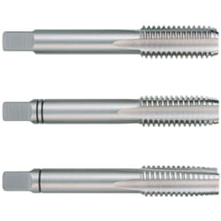 Jeu de 3 tarauds manuels din 352 hss rectifiés avec filetage à gauche, M8 Ruko 230080Li