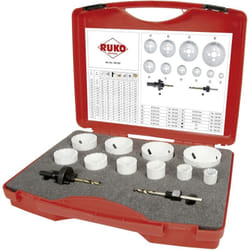 Ruko - HSSE-Co8-Bi-Métal Jeu de scies cloches 12 pces 19 - 64 x 38 mm - 126303