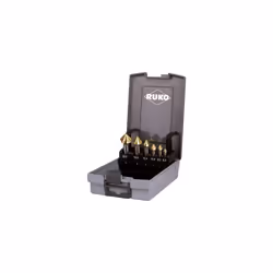 RUKO 102152TRO, Mèche d’ébarbage, Rotation vers la droite, Bronze, Fonte, Acier inoxydable, Acier rapide, 6 pièce(s), 500 g