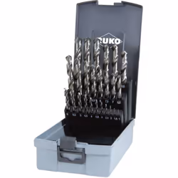 Informations techniques Angle de pointe : 118 ° Mandrin porte-outil (perceuse) : tige cylindrique Matériau (perceuse) : HSS-G ...
