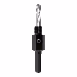 RUKO 128211, Perceuse, Porte-outil pour scie cloche, 8 mm, Noir, Argent, 57 g, 1 pièce(s)