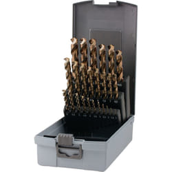 Ruko - 228215RO HSSE-Co 5 Jeu de forets pour le métal 25 pièces din 338 tige à 3 surfaces 1 set A738422
