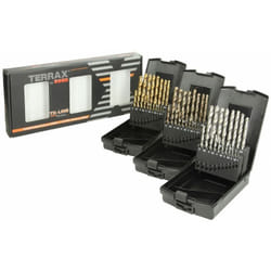 Terrax forets hélicoidaux 3 en 1 pour travail sur métaux 57 pcs