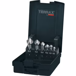 Informations techniques Matériau (perceuse) : HSS Norme DIN : DIN 335-D, DIN 335-C Quantités (LOV – uniqmt pour titre) : 6 pi ...