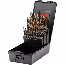 HSS-Co5 · DIN 338 · Pointe FLOWSTEP® · Angle de pointe de 118° · Coupe à droite · La tige à 3 faces (jusqu’à Ø 3,5 mm avec qu ...