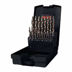 HSS-Co5 · DIN 338 · Pointe FLOWSTEP® · Angle de pointe de 118° · Coupe à droite · La tige à 3 faces (jusqu’à Ø 3,5 mm avec qu ...