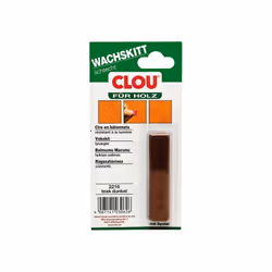 CLOU® Wachskitt • Pour la réparation de meubles, portes, parquets, boiseries, poutres, lambris, etc. • Convient à tous les ve ...