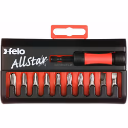 Petit coffret distributeur compact composé de 10 embouts de vissage haute qualité, de résistance 2 fois supérieure aux normes ...
