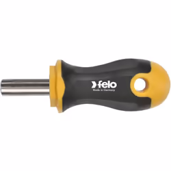 Tournevis à embout de corps Stubby 1/4" | Felo 46902640 Stubby 1/4" Porte-embout court Adaptateur avec poignée 2C. Chez Europ ...