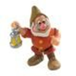 Figurine - BULLYLAND - Blanche Neige et les 7 nains - Hauteur 5.8 cm - Disney Princesses - Rouge