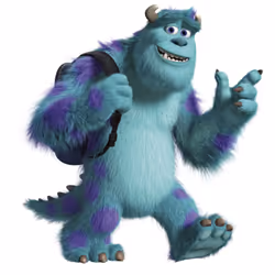 BULLYLAND Figurine Sulley - Monstres Et Cie Disney - 8 cm