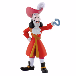 Juratoys Figurine Capitaine Crochet - Jake Et Les Pirates Disney - 10 Cm, Figurine à collectionner, Film et série TV