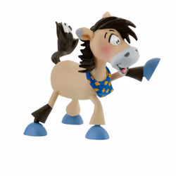 BULLYLAND 43475 - Spielfigur, Diddl Forever, Pferd, ca. 7 cm