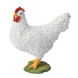 Juratoys Figurine Poule Blanche - 5 cm