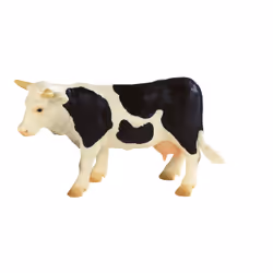 BULLYLAND Figurine Vache Noire et Blanche Fanny - 13 cm