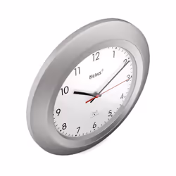 Mebus 19448 wall/table clock Mur Digital clock Rond Argent, Blanc