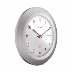 Mebus 19448 wall/table clock Mur Digital clock Rond Argent, Blanc