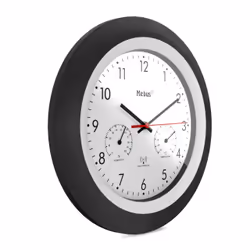 Mebus 19449 wall/table clock Mur Digital clock Rond Noir, Blanc