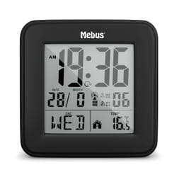 Mebus 25595 réveille-matin Réveil numérique Noir