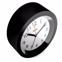 Mebus 25628 réveille-matin Réveil à quartz Noir
