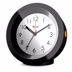 Mebus 25628 réveille-matin Réveil à quartz Noir