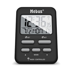 Mebus 25799 réveille-matin Réveil numérique Noir