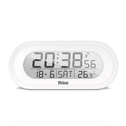 Mebus 25808 réveille-matin Réveil numérique Blanc