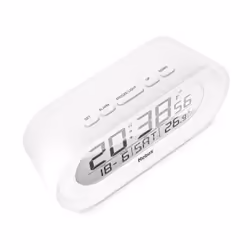 Mebus 25808 réveille-matin Réveil numérique Blanc