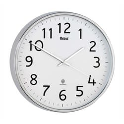 Mebus 52680 Horloge murale et de table Cercle Argent