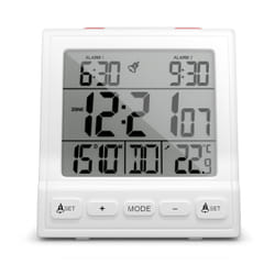 Mebus 56813 réveille-matin Réveil numérique Blanc