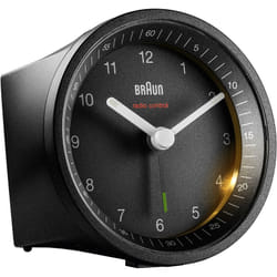 Braun BC07 Réveil à quartz Noir