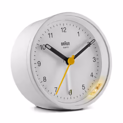 Braun BC12W Réveil à quartz Blanc