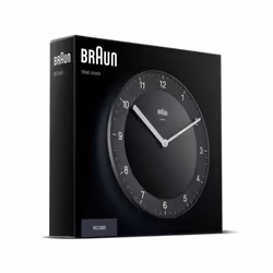 Braun BC 06 B Quarzwanduhr analog schwarz Horloge murale à quartz Cercle Noir - Vue supplémentaire 5
