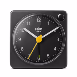 Braun BC02XB réveille-matin Réveil à quartz Noir