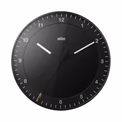 Braun BC17B horloge murale Horloge murale à quartz Rond Noir