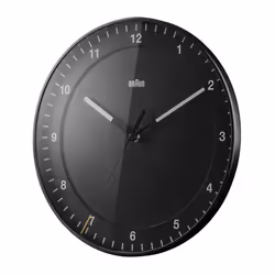 Braun BC17B horloge murale Horloge murale à quartz Rond Noir