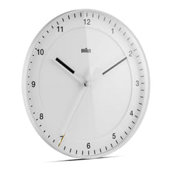Braun BC17W horloge murale Horloge murale à quartz Rond Blanc