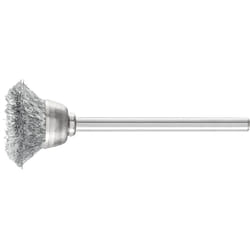 PFERD TBU 1803/3 ST 0,10 Roue de fil et brosse en fil d'acier 1,8 cm 10 pièce(s)