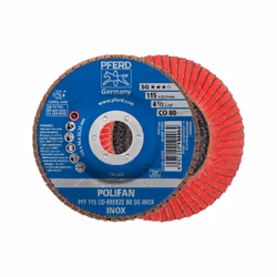 PFERD PFF 115 CO-FREEZE 80 SG INOX, Métal, 13300 tr/min, 11,5 cm, 10 pièce(s)