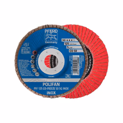 PFERD PFF 125 CO-FREEZE 50 SG INOX, Métal, 12200 tr/min, 12,5 cm, 10 pièce(s)