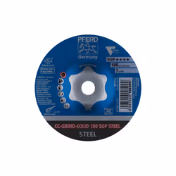PFERD CC-GRIND-SOLID 180 SGP STEEL fourniture de ponçage et de meulage rotatif Métal Disque abrasif
