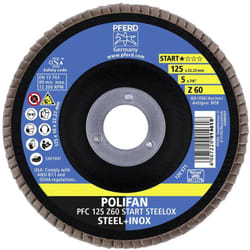 Pferd - 69300935 pfc 125 z 60 start steelox Disque segmenté Diamètre 125 mm ø de perçage 22.23 mm 10 pc(s)