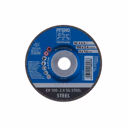 PFERD EH 100-2,4 SG STEEL/16,0, Acier, PFERD, 1,6 cm, 10 cm, 15300 tr/min, 25 pièce(s)