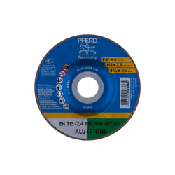PFERD EH 115-2,4 PSF ALU+STONE, Fonte, Métal non Ferreux, Plastique, Aluminium, PFERD, 2,22 cm, 11,5 cm, 13300 tr/min, 25 piè ...