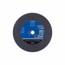PFERD 100 T 500-5,8 Q SGP HD STEEL/40,0, Acier, PFERD, 4 cm, 50 cm, 3800 tr/min, 5 pièce(s)