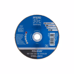 PFERD PFF 180 A 40 SG STEELOX fourniture de ponçage et de meulage rotatif Métal