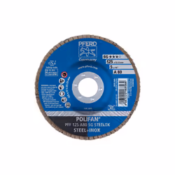 PFERD PFF 125 A 80 SG STEELOX fourniture de ponçage et de meulage rotatif Métal