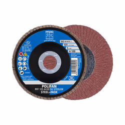 PFERD 67612125, 2,22 cm, 12,5 cm, 12200 tr/min, 120 g, 10 pièce(s)